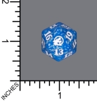 Spindown Dice (D-20) - Innistrad: Midnight Hunt (Blue)