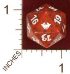 Spindown Dice (D-20) - Dark Ascension (Red)