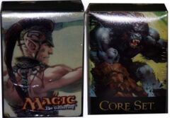 9th Edition Card Box - Llanowar Elves & Kird Ape w/ Life Counter