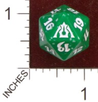 Spindown Dice (D-20) - Dragons Maze - Selesnya (Green/White)
