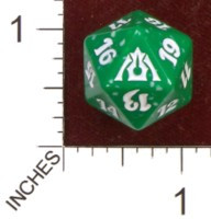 Spindown Dice (D-20) - Dragon's Maze - Selesnya (Green/White)