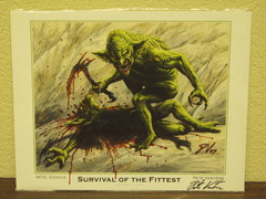 Survival of the Fittest - Signed & Altered Print