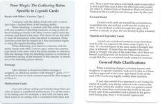 .Legends Rule Card