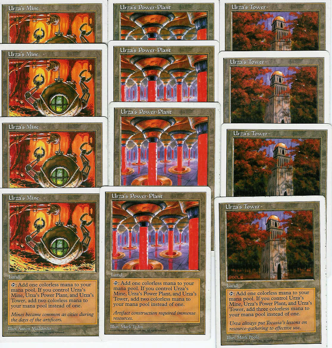 Urzas Land Set (Urzatron) (12 Cards)
