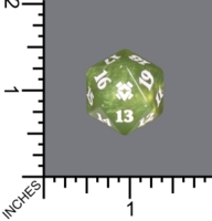 Spindown Dice (D-20) - Zendikar Rising (Light Green Pearl)