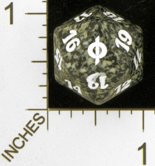 Spindown Dice (D-20) - New Phyrexia (Black)