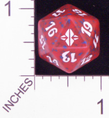 Spindown Dice (D-20) - Rise of the Eldrazi (Red)