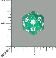 Spindown Dice (D-20) - Ixalan (Green)