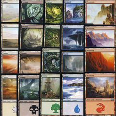 Magic 2012 (M12) Basic Land Set