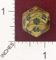 Spindown Dice (D-20) - Alara Reborn (Gold)