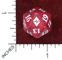 Spindown Dice (D-20) - Battle for Zendikar (Red)