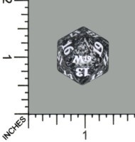 Spindown Dice (D-20) - Core Set 2019 (Black)