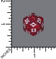 Spindown Dice (D-20) - Modern Horizons 2 (Red)