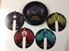 Magic the Gathering - Gatecrash Wall Clock + 5 Faces