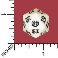 Spindown Dice (D-20) - Kaladesh (White)