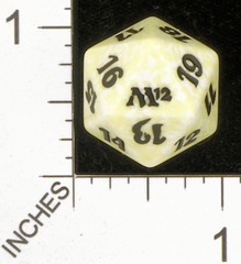 Spindown Dice (D-20) - Magic 2012 (M12) - White