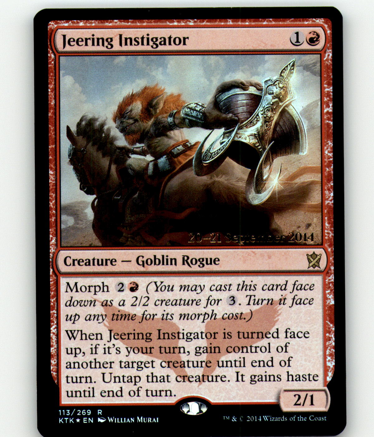 Jeering Instigator - KTK Prerelease