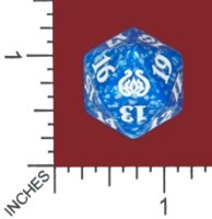 Spindown Dice (D-20) - Aether Revolt (Blue)