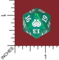 Spindown Dice (D-20) - Aether Revolt (Green)