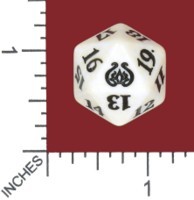 Spindown Dice (D-20) - Aether Revolt (White)