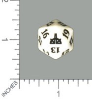 Spindown Dice (D-20) - Rivals of Ixalan (White)