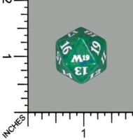 Spindown Dice (D-20) - Core Set 2019 (Green)