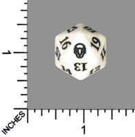 Spindown Dice (D-20) - Dominaria (White)