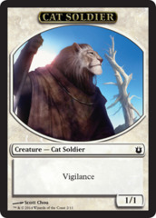 Token - Cat Soldier