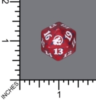 Spindown Dice (D-20) - Innistrad: Midnight Hunt (Red)