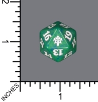 Spindown Dice (D-20) - Throne of Eldraine (Green)