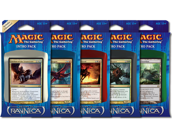 Return to Ravnica Intro Packs - Set of 5 Decks