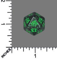 Spindown Dice (D-20) - Guilds of Ravnica - Golgari (Black/Green)