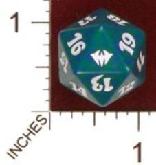 Spindown Dice (D-20) - Dark Ascension (Green)