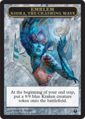 Token - Emblem - Kiora, the Crashing Wave