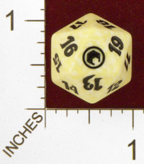 Spindown Dice (D-20) - Scars of Mirrodin (White)