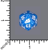 Spindown Dice (D-20) - Ikoria (Blue)