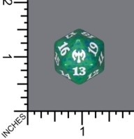 Spindown Dice (D-20) - Kaldheim (Green)