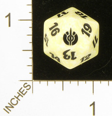Spindown Dice (D-20) - Mirrodin Besieged (White)