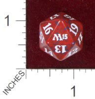 Spindown Dice (D-20) - Magic 2015 (M15) - Red