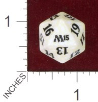 Spindown Dice (D-20) - Magic 2015 (M15) - White