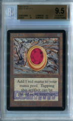 Mox Ruby (Beta) - BGS GEM MINT 9.5 (w/10 sub)