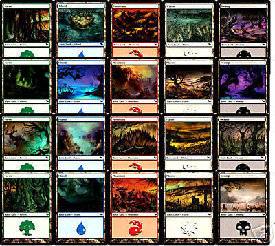 Shadowmoor Basic Land Set
