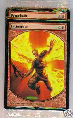 Textless Set of 2 - Pyroclasm/Incinerate (Sealed)