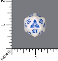 Spindown Dice (D-20) - Ravnica Allegiance (Azorius)