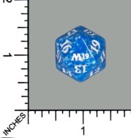 Spindown Dice (D-20) - Core Set 2019 (Blue)