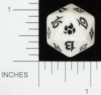 Spindown Dice (D-20) - Morningtide (White)