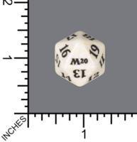 Spindown Dice (D-20) - Core Set 2020 (White)