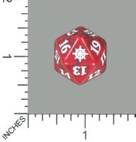 Spindown Dice (D-20) - Ixalan (Red)