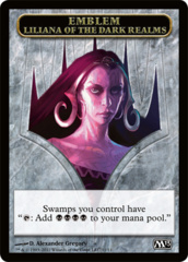 Token - Emblem - Liliana of the Dark Realms