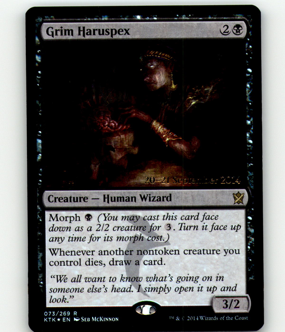 Grim Haruspex - KTK Prerelease